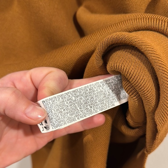 Forever 21 Women’s Elegant Dark Mustard Yellow Knit Pencil Skirt Onesize - Picture 3 of 5